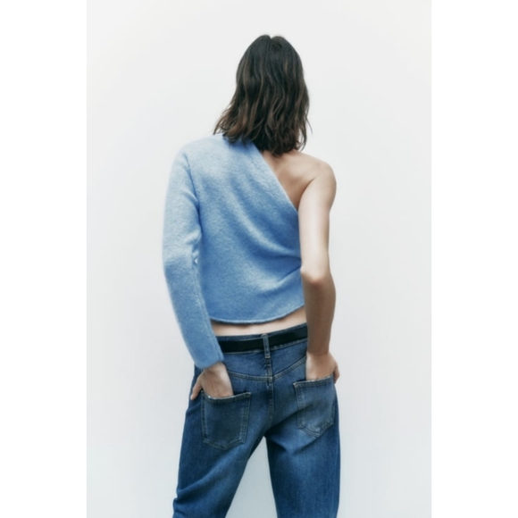 Zara asymmetric knit sweater - Picture 10 of 15